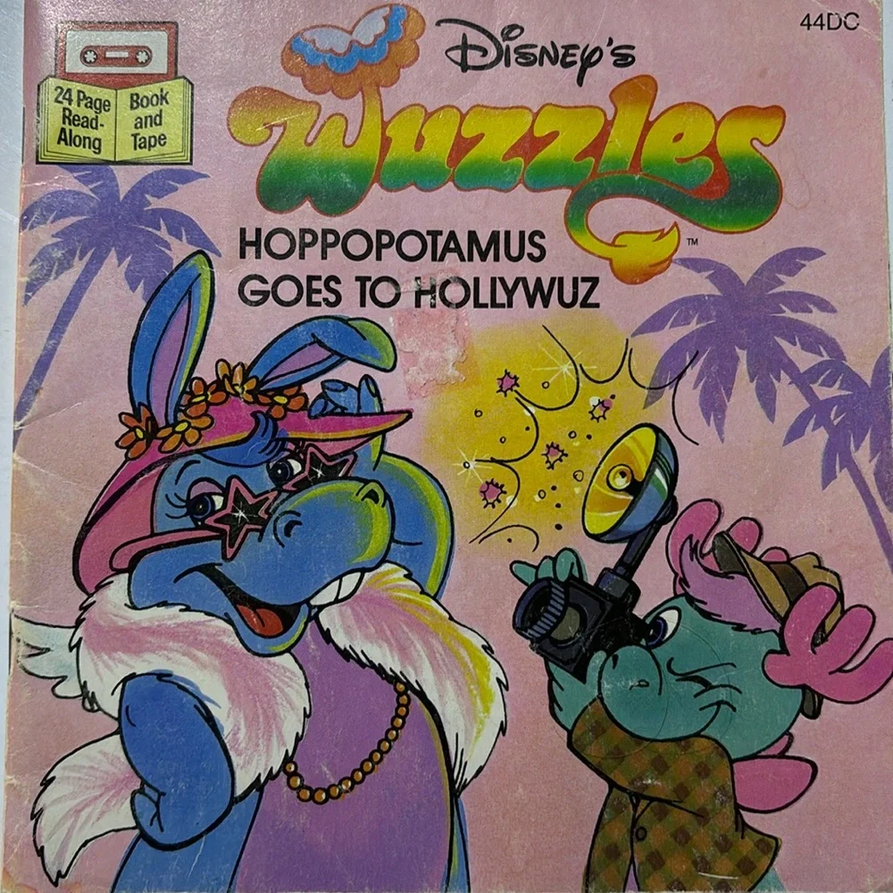 WUZZLES BOOK 1980s wuzzel book Wizzles Books WALT DISNEY WUZZLES BOOKS
